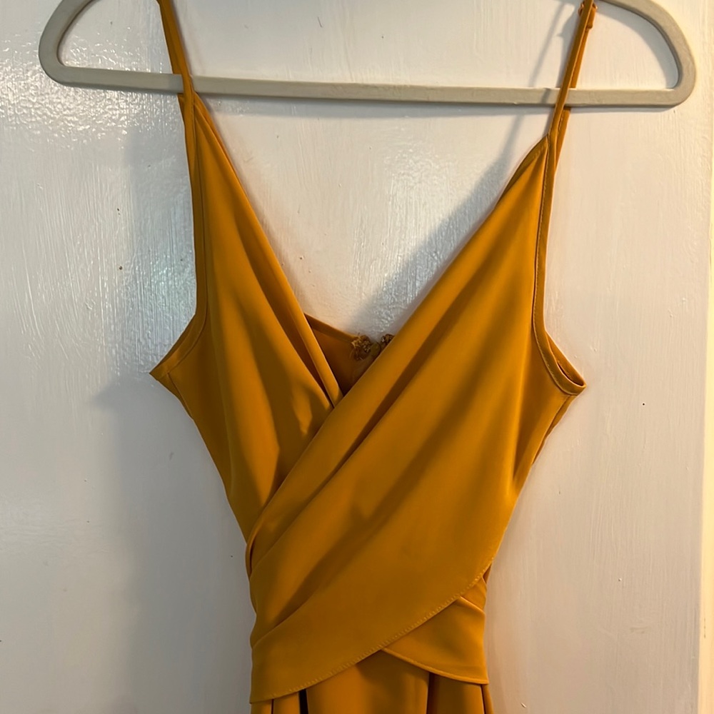 ASOS chiffon wrap dress